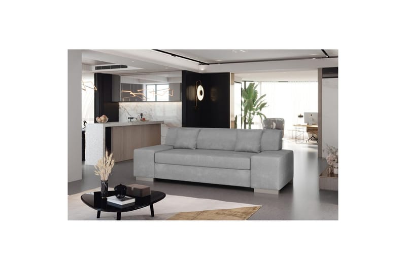 Sofa Eltap Porto - Paros 05, Lysegrå, 3210x92x73 cm - Møbler - Sofaer - Sovesofaer