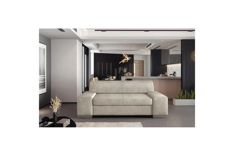 Sofa Eltap Porto - Dora 21, Beige, 2190x62x73 cm - Møbler - Sofaer - Sovesofaer