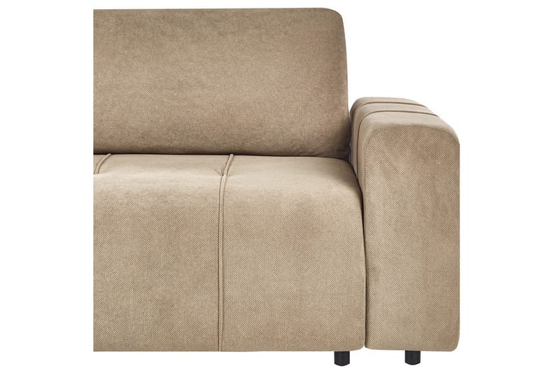 Sofa i højre hjørne Højrevendt Innvik - Brun, 213x156 cm - Møbler - Sofaer - Sovesofaer