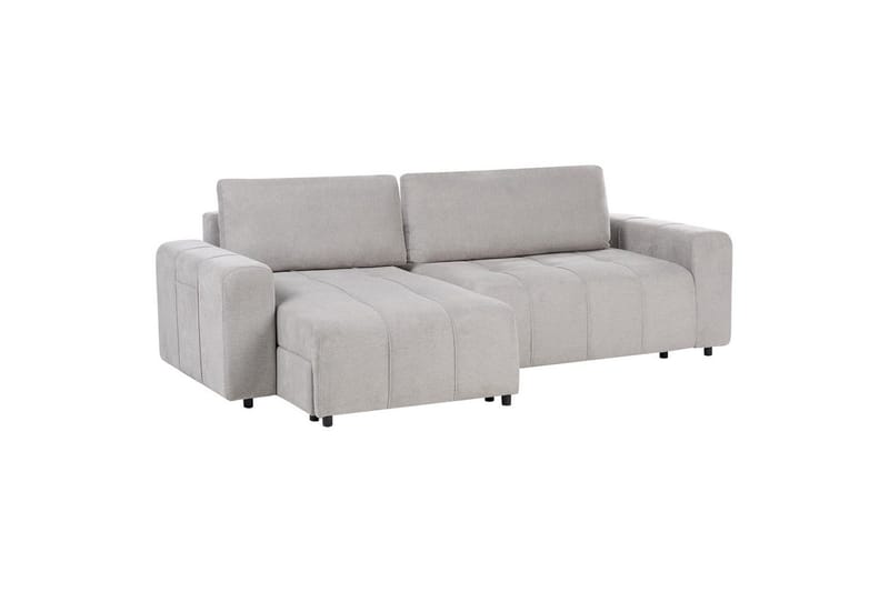 Sofa i højre hjørne Højrevendt Innvik - Grå, 213x156 cm - Møbler - Sofaer - Sovesofaer