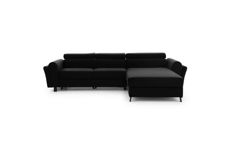 Sofa med chaiselong Eltap Mariall 288x200x92 cm - Inari 96, Mørkegrå, Højre - Møbler - Sofaer - Sovesofaer