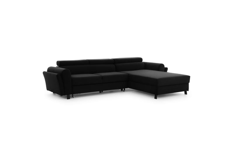 Sofa med chaiselong Eltap Mariall 288x200x92 cm - Inari 96, Mørkegrå, Højre - Møbler - Sofaer - Sovesofaer