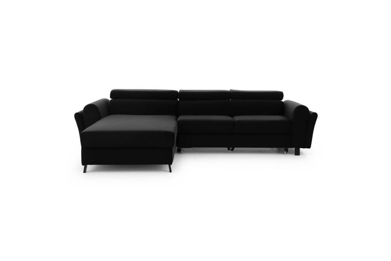 Sofa med chaiselong Eltap Mariall 288x200x92 cm - Inari 96, Mørkegrå, Venstre - Møbler - Sofaer - Sovesofaer