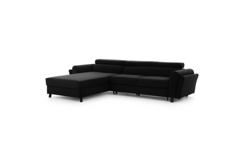 Sofa med chaiselong Eltap Mariall 288x200x92 cm - Inari 96, Mørkegrå, Venstre - Møbler - Sofaer - Sovesofaer