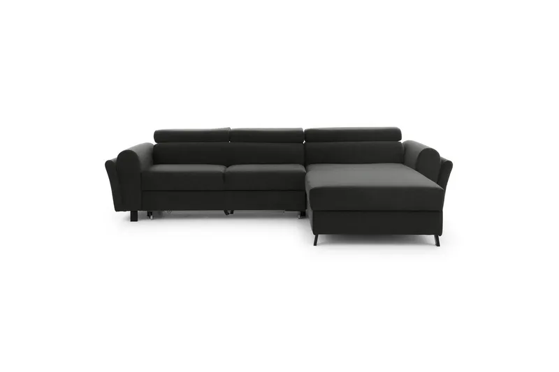 Sofa med chaiselong Eltap Mariall 288x200x92 cm, Sawana 21, Grå, Højre