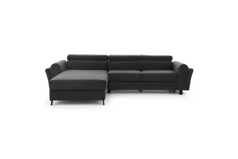 Sofa med chaiselong Eltap Mariall 288x200x92 cm - Paros 06, Grå, Venstre - Møbler - Sofaer - Sovesofaer