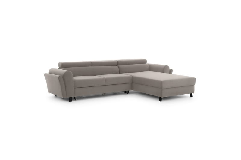 Sofa med chaiselong Eltap Mariall 288x200x92 cm - Paros 02, Beige, Højre - Møbler - Sofaer - Sovesofaer