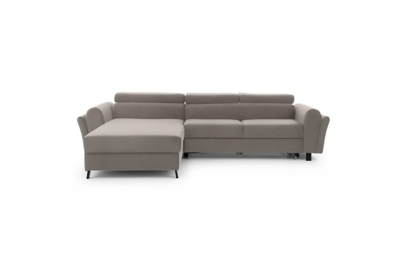 Sofa med chaiselong Eltap Mariall 288x200x92 cm - Paros 02, Beige, Venstre - Møbler - Sofaer - Sovesofaer