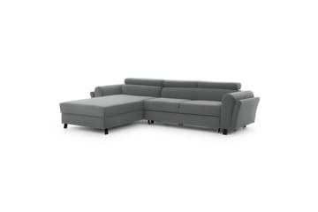 Sofa med chaiselong Eltap Mariall 288x200x92 cm - Paros 05, Lysegrå, Venstre - Møbler - Sofaer - Sovesofaer