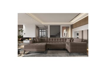 Sofa med chaiselong Eltap Montez 340x180x93 cm
