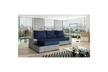 Sofa med chaiselong Eltap Negro 245x165x90 cm