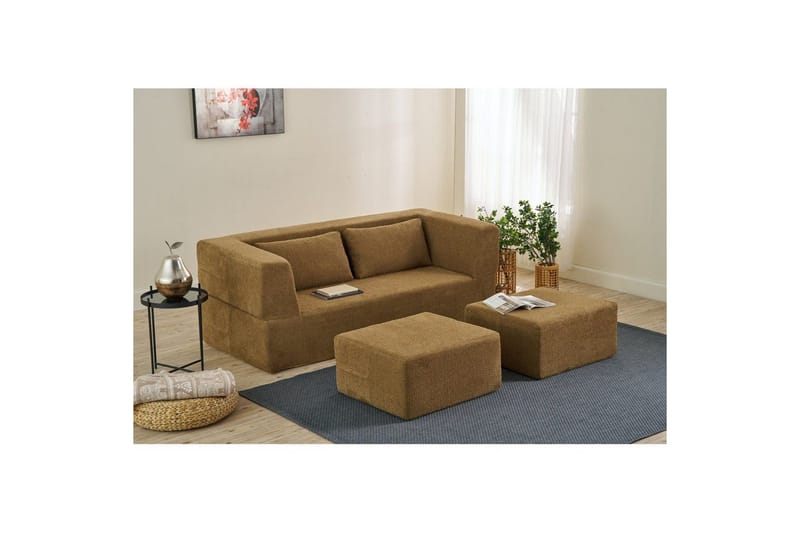 Solin Sovesofa 2-sits - Brun - Møbler - Sofaer - Sovesofaer