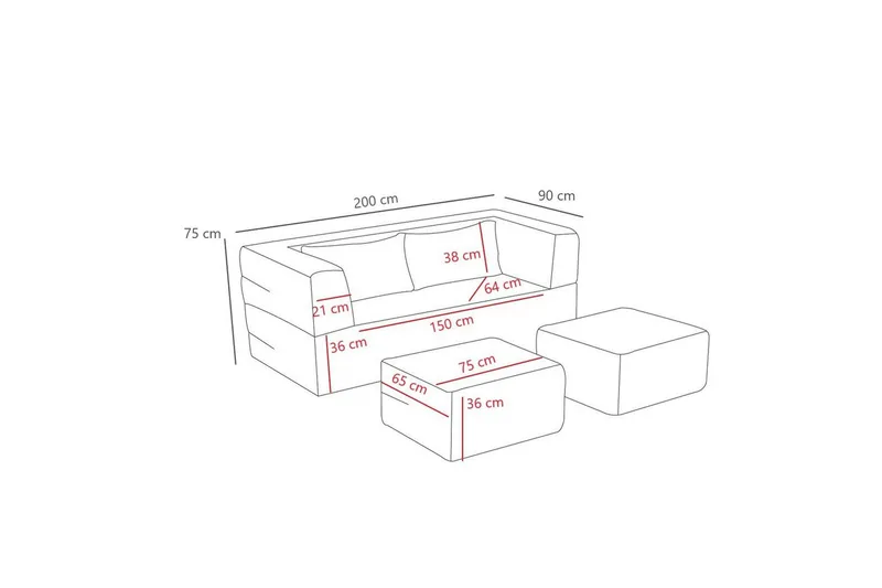 Solin Sovesofa 2-sits - Grøn - Møbler - Sofaer - Sovesofaer