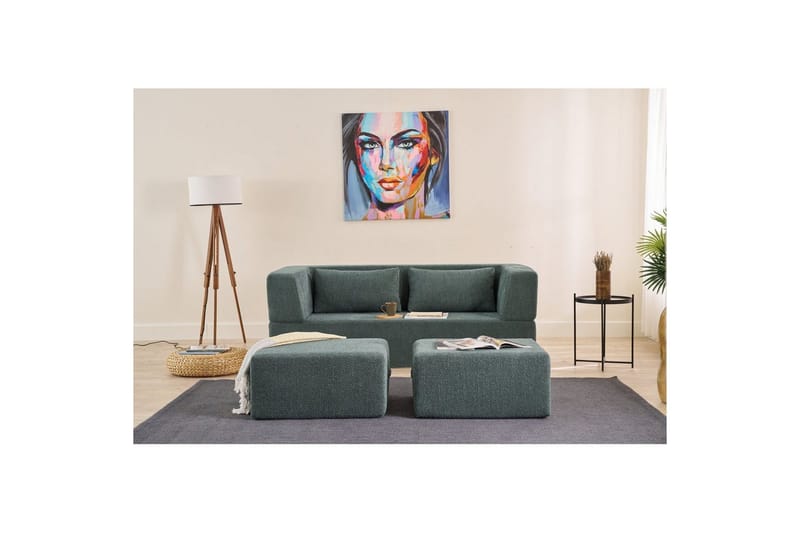 Solin Sovesofa 2-sits - Grøn - Møbler - Sofaer - Sovesofaer