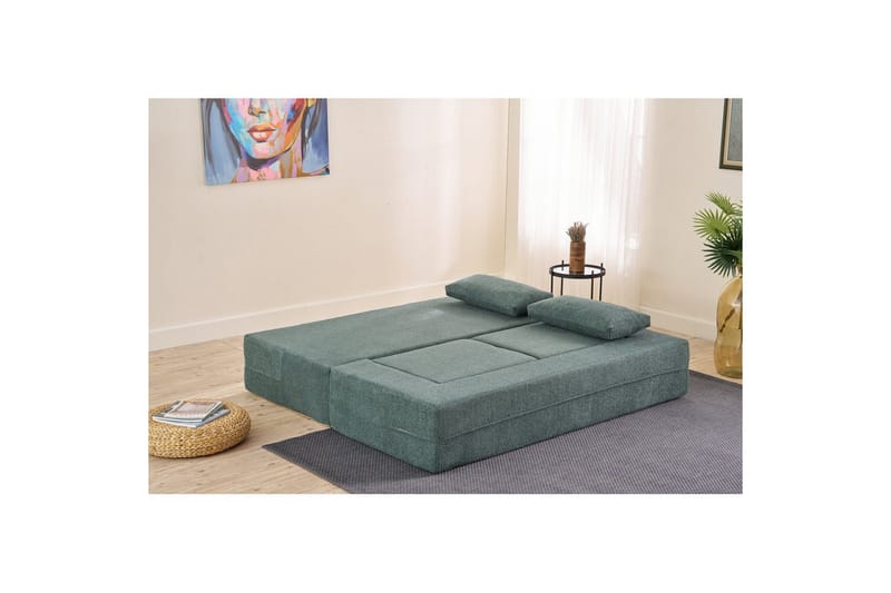 Solin Sovesofa 2-sits - Grøn - Møbler - Sofaer - Sovesofaer