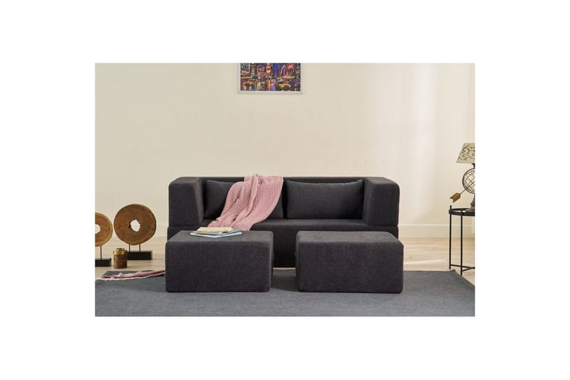 Solin Sovesofa 2-sits - Mørkegrå - Møbler - Sofaer - Sovesofaer