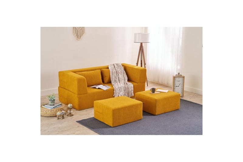 Solin Sovesofa 2-sits - Orange - Møbler - Sofaer - Sovesofaer