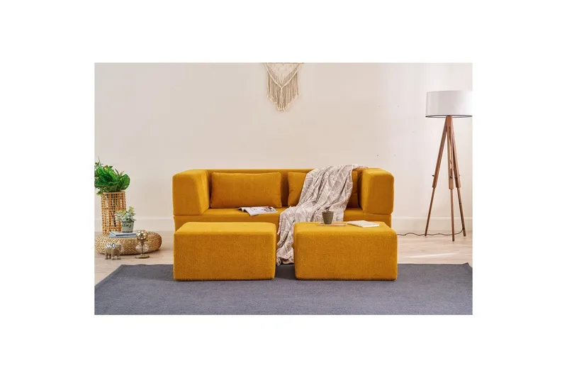 Solin Sovesofa 2-sits - Orange - Møbler - Sofaer - Sovesofaer