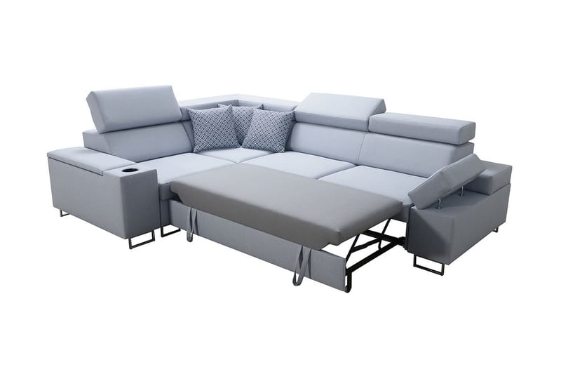 Solvato Hjørnesofa - Grå - Møbler - Sofaer - Sovesofaer
