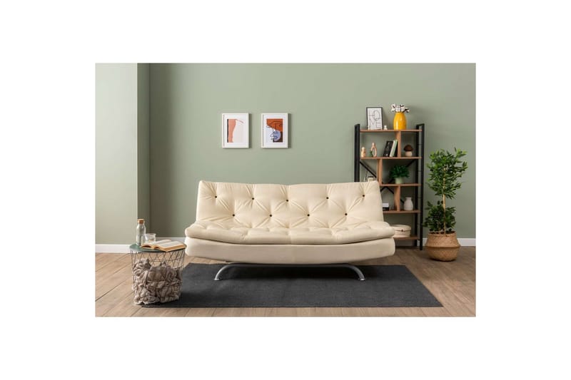 Soren Sovesofa 3-sits - Creme - Møbler - Sofaer - Sovesofaer