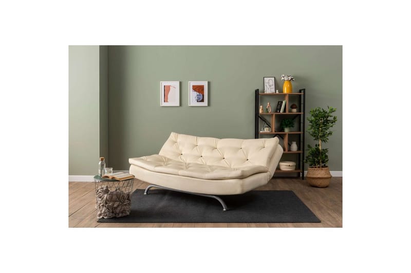 Soren Sovesofa 3-sits - Creme - Møbler - Sofaer - Sovesofaer