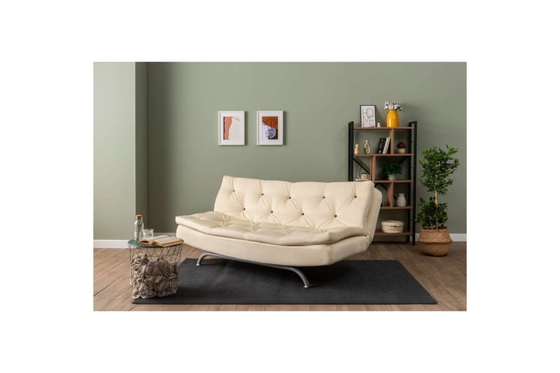 Soren Sovesofa 3-sits - Creme - Møbler - Sofaer - Sovesofaer