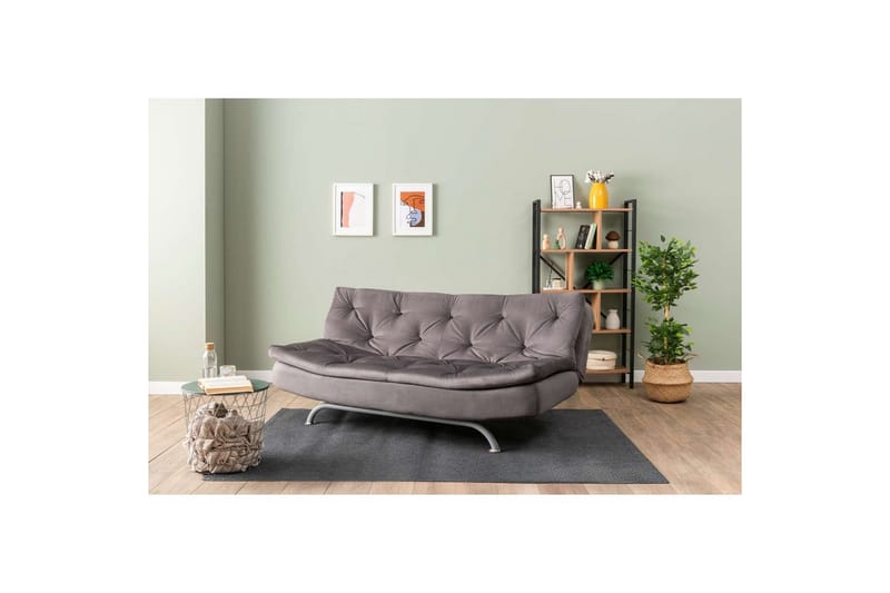 Soren Sovesofa 3-sits - Grå - Møbler - Sofaer - Sovesofaer
