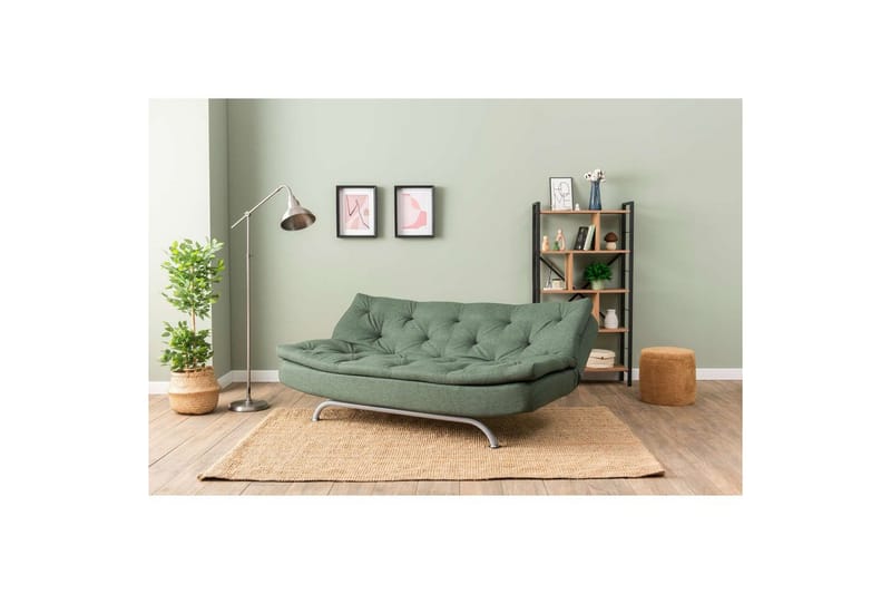 Soren Sovesofa 3-sits - Grøn - Møbler - Sofaer - Sovesofaer