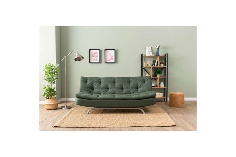 Soren Sovesofa 3-sits - Grøn - Møbler - Sofaer - Sovesofaer