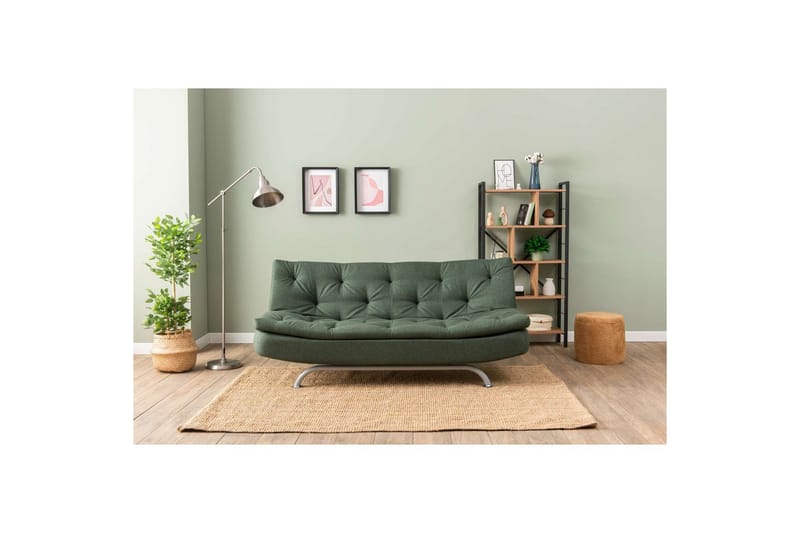Soren Sovesofa 3-sits - Grøn - Møbler - Sofaer - Sovesofaer
