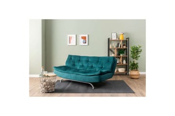 Soren Sovesofa 3-sits - Petrol Grøn - Møbler - Sofaer - Sovesofaer