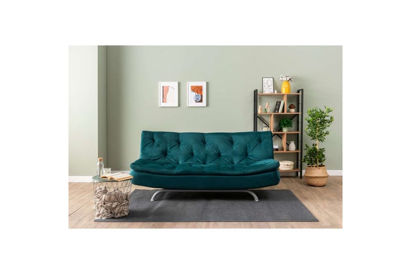 Soren Sovesofa 3-sits - Petrol Grøn - Møbler - Sofaer - Sovesofaer