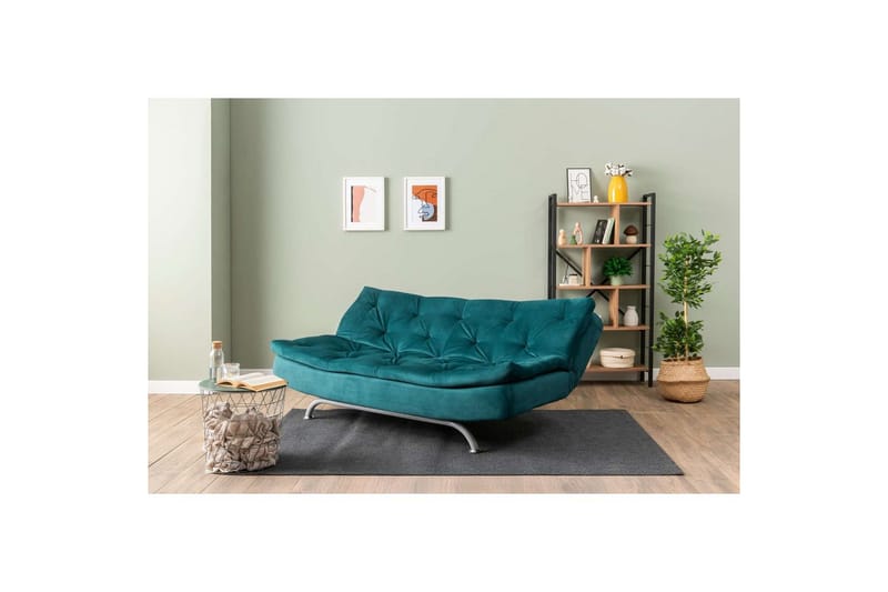 Soren Sovesofa 3-sits - Petrol Grøn - Møbler - Sofaer - Sovesofaer