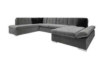 Sorsele Hjørnesofa Højre - Grå - Møbler - Sofaer - Sovesofaer