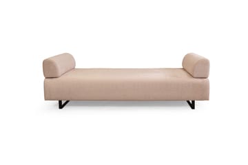 Southburn 3-personers Sovesofa 90x220 cm i Stof med Løse Rygpuder - Beige - Møbler - Sofaer - Sovesofaer