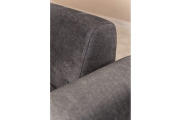 Southburn 3-personers Sovesofa 90x220 cm i Stof med Ensidig Armlæn - Sort - Møbler - Sofaer - Sovesofaer