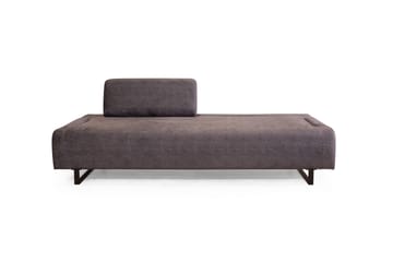 Southburn 3-personers Sovesofa 90x220 cm i Stof med Ensidig Armlæn - Sort - Møbler - Sofaer - Sovesofaer
