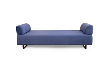Southburn 3-personers Sovesofa 90x220 cm i Stof med Løse Rygpuder - Blå - Møbler - Sofaer - Sovesofaer