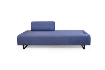 Southburn 3-personers Sovesofa 90x220 cm i Stof med Ensidig Armlæn - Blå - Møbler - Sofaer - Sovesofaer