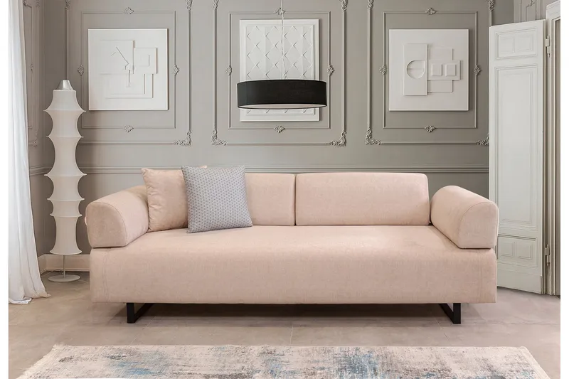 Southburn Sovesofa 3-Pers. - Beige - Møbler - Sofaer - Sovesofaer
