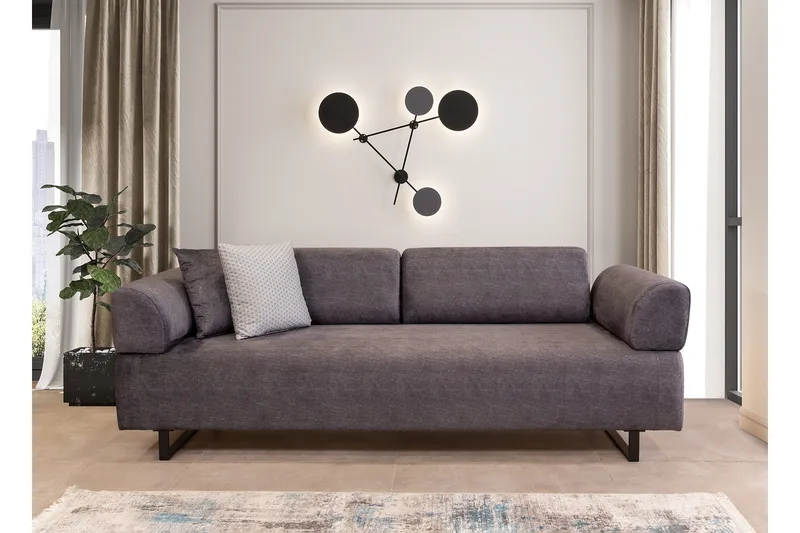 Southburn Sovesofa 3-Pers. - Antracit - Møbler - Sofaer - Sovesofaer