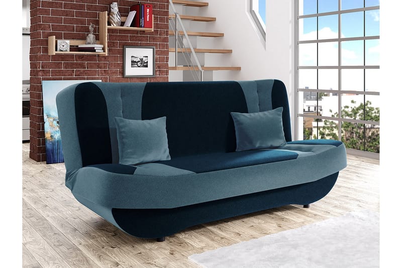 Sovesofa 2-Pers. 190x90 cm - Sovesofaer - 2 personers sovesofa - Velour sofaer