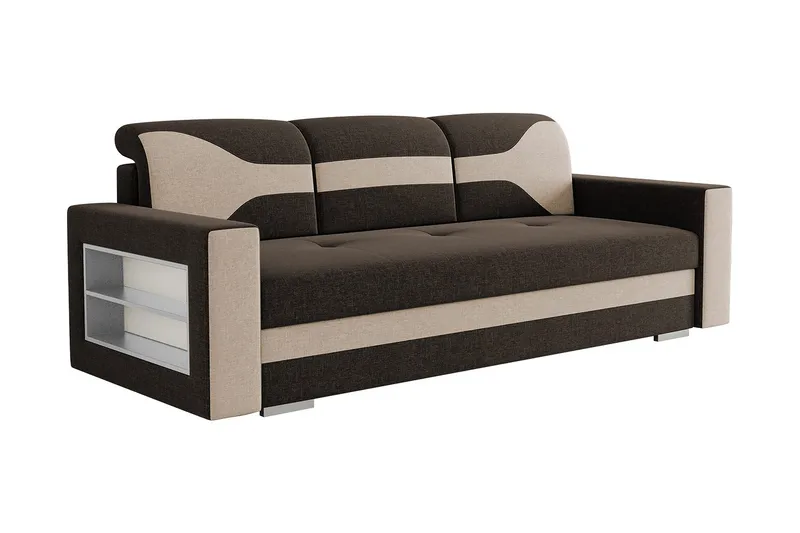 Sovesofa 236cm Venstre, Brun