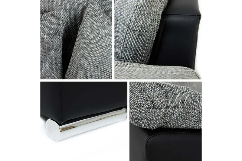 Sovesofa 3-Pers. L-formet 280x160 cm Højre - Møbler - Sofaer - Sovesofaer