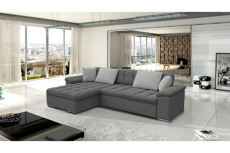 Sovesofa 3-Pers. L-formet 280x160 cm Venstre - Møbler - Sofaer - Sovesofaer