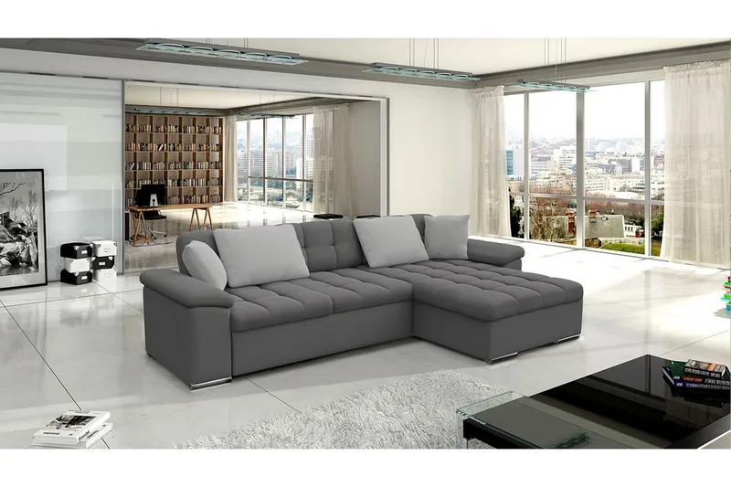 Sovesofa 3-Pers. L-formet 280x160 cm Højre - Møbler - Sofaer - Sovesofaer
