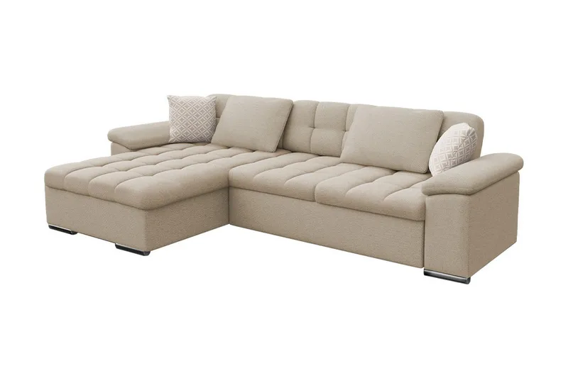 Sovesofa 3-Pers. L-formet 280x160 cm Venstre, undefined