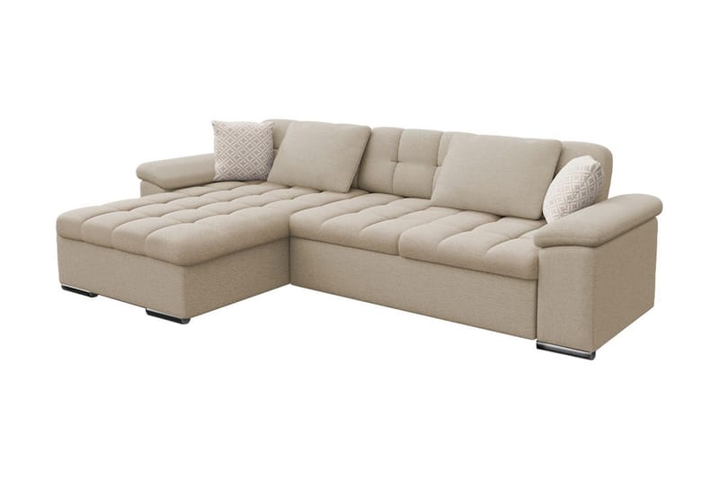 Sovesofa 3-Pers. L-formet 280x160 cm Venstre, undefined