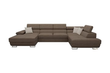 Sovesofa 4-Pers. U-formet 345x202 cm Højre - Møbler - Sofaer - Sovesofaer