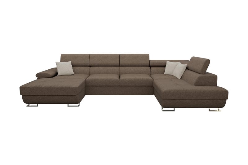 Sovesofa 4-Pers. U-formet 345x202 cm Højre, undefined